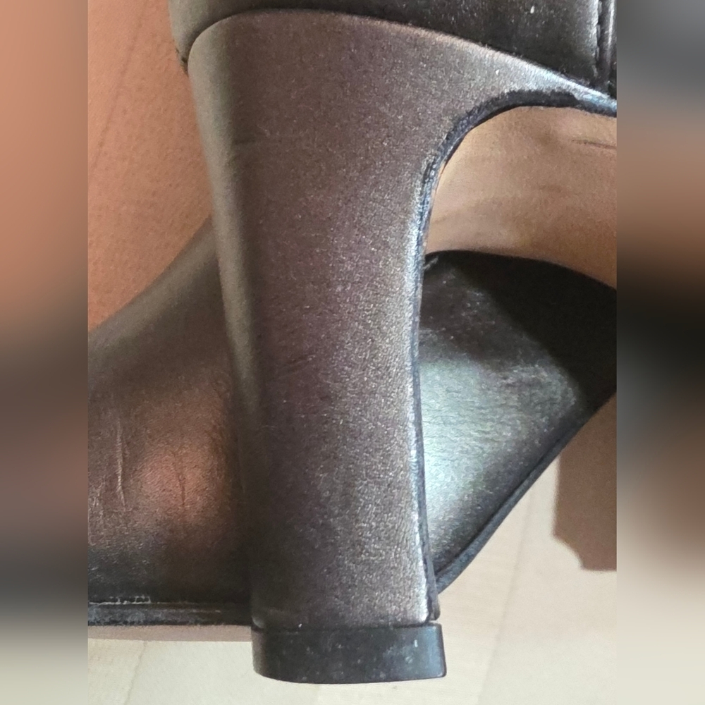BALLY CHIEUTI LADIES BRONZE MID CALF BOOTS SIZE 5.5 LIKE NEW CONDITION - Picture 6 of 14